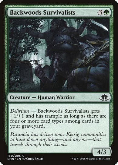 Backwoods Survivalists (150) [Eldritch Moon]