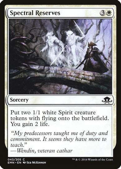 Spectral Reserves (43) [Eldritch Moon]