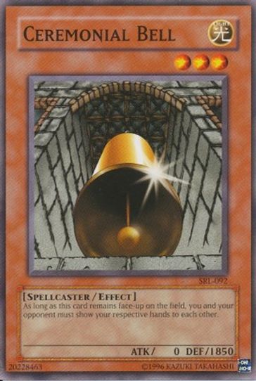 Ceremonial Bell (SRL-092) [Spell Ruler]