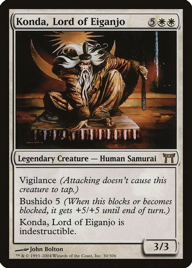 Konda, Lord of Eiganjo (30) [Champions of Kamigawa]