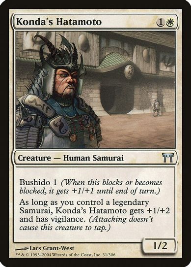 Konda's Hatamoto (31) [Champions of Kamigawa]