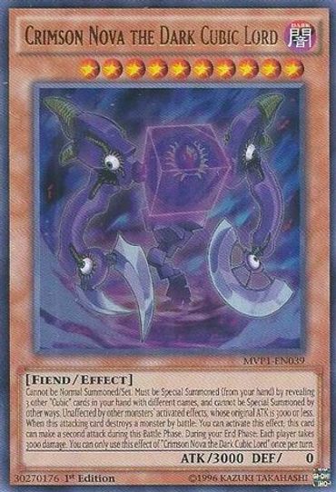 Crimson Nova the Dark Cubic Lord (MVP1-EN039) [The Dark Side of Dimensions Movie Pack]