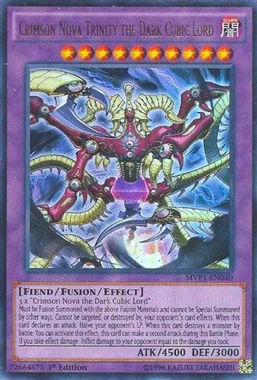 Crimson Nova Trinity the Dark Cubic Lord (MVP1-EN040) [The Dark Side of Dimensions Movie Pack]