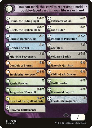 Checklist Card - Eldritch Moon [Eldritch Moon]