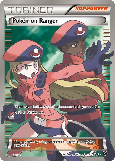 Pokemon Ranger (Full Art) (113/114) [XY: Steam Siege]