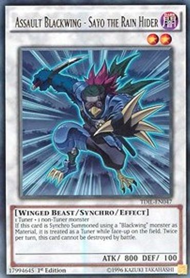 Assault Blackwing - Sayo the Rain Hider (TDIL-EN047) [The Dark Illusion]