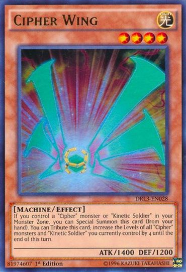 Cipher Wing (DRL3-EN028) [Dragons of Legend: Unleashed]