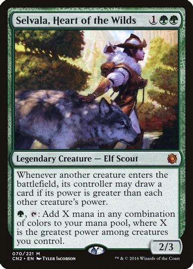 Selvala, Heart of the Wilds (70) [Conspiracy: Take the Crown]
