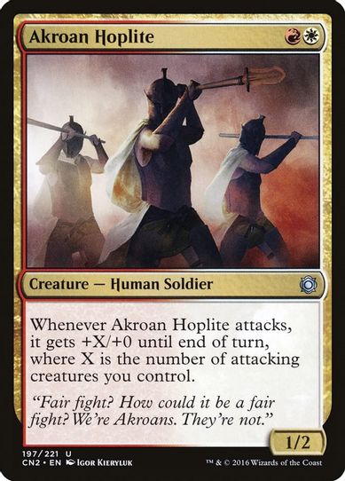 Akroan Hoplite (197) [Conspiracy: Take the Crown]