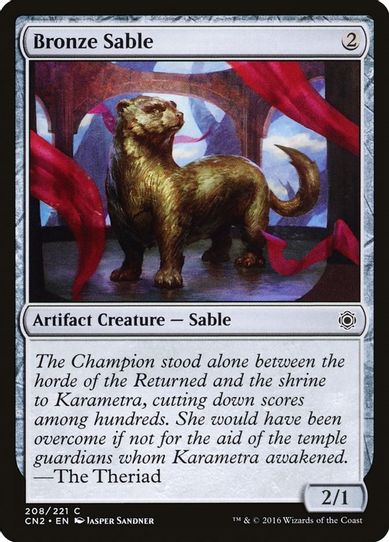 Bronze Sable (208) [Conspiracy: Take the Crown]