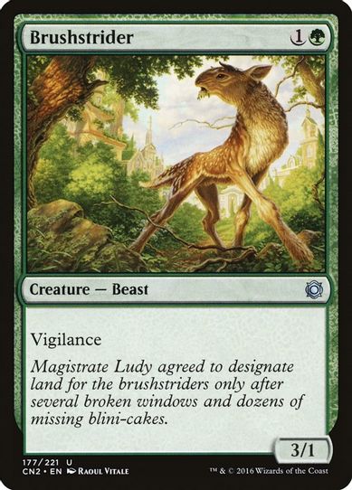 Brushstrider (177) [Conspiracy: Take the Crown]
