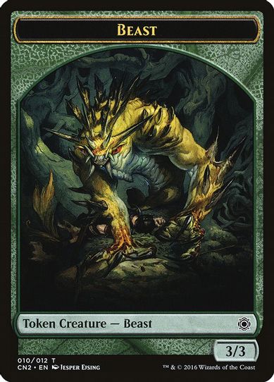Beast Token (10) [Conspiracy: Take the Crown]