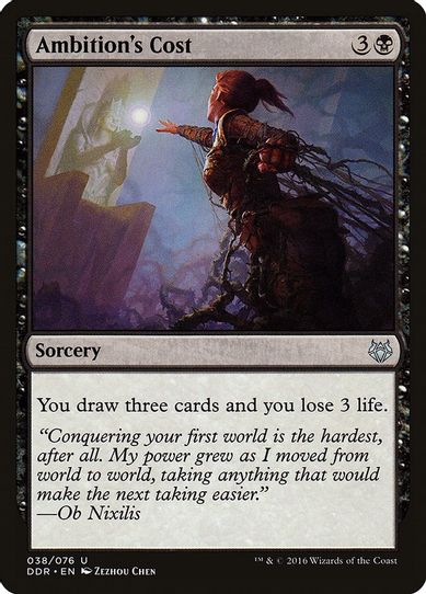 Ambition's Cost (38) [Duel Decks: Nissa vs. Ob Nixilis]