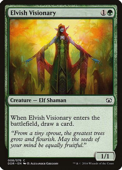 Elvish Visionary (8) [Duel Decks: Nissa vs. Ob Nixilis]