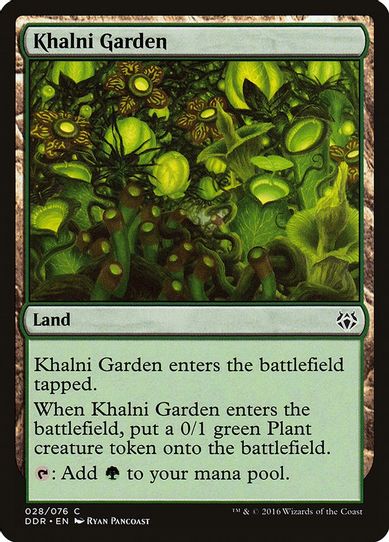 Khalni Garden (28) [Duel Decks: Nissa vs. Ob Nixilis]