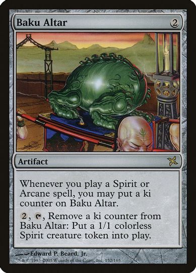 Baku Altar (152) [Betrayers of Kamigawa]