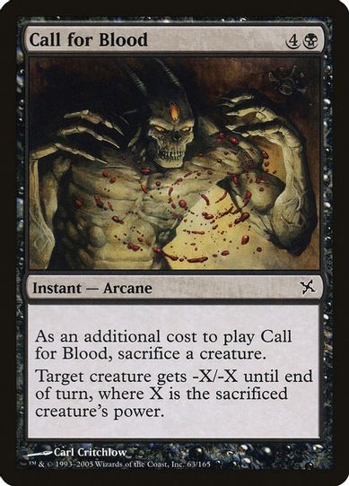 Call for Blood (63) [Betrayers of Kamigawa]