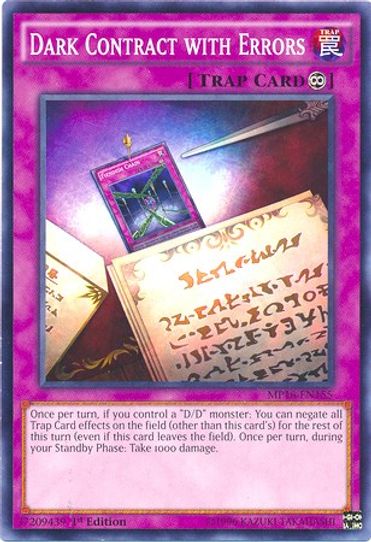 Dark Contract with Errors (MP16-EN155) [2016 Mega-Tins Mega Pack]