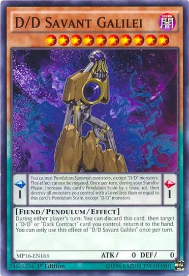 D/D Savant Galilei (MP16-EN166) [2016 Mega-Tins Mega Pack]