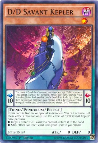 D/D Savant Kepler (MP16-EN167) [2016 Mega-Tins Mega Pack]