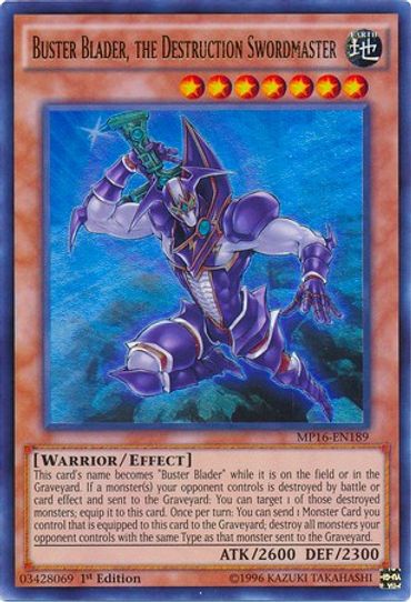 Buster Blader, the Destruction Swordmaster (MP16-EN189) [2016 Mega-Tins Mega Pack]