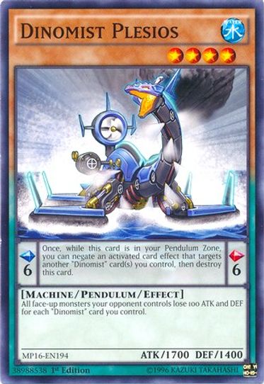 Dinomist Plesios (MP16-EN194) [2016 Mega-Tins Mega Pack]