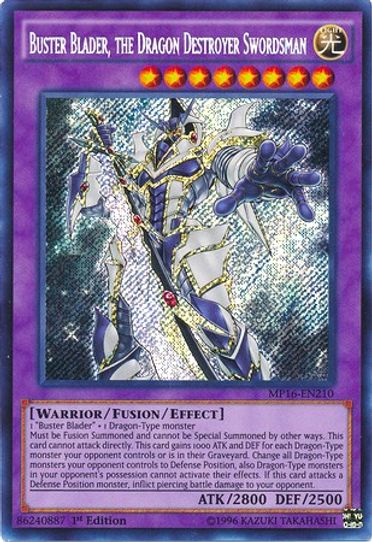Buster Blader, the Dragon Destroyer Swordsman (MP16-EN210) [2016 Mega-Tins Mega Pack]