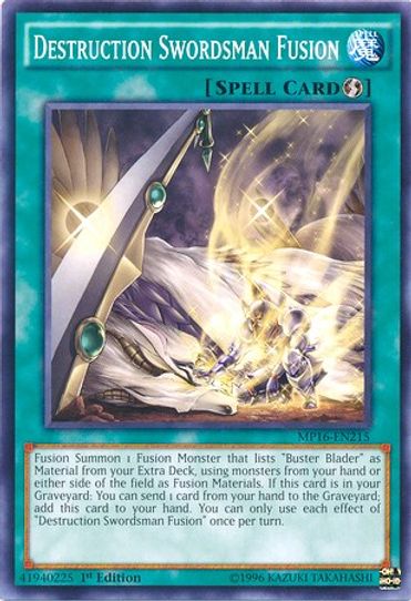 Destruction Swordsman Fusion (MP16-EN215) [2016 Mega-Tins Mega Pack]