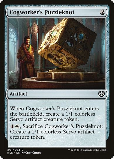 Cogworker's Puzzleknot (201) [Kaladesh]