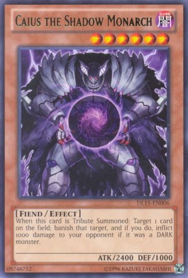 Caius the Shadow Monarch (Green) (DL15-EN006) [Duelist League Promo]