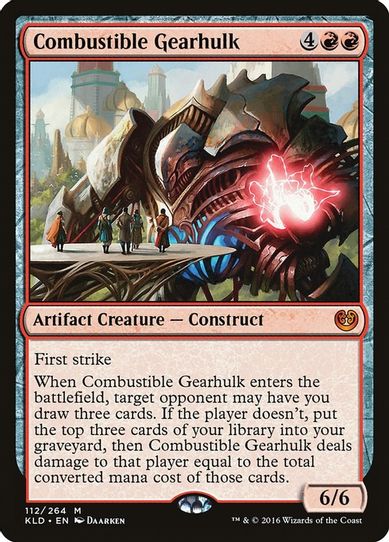 Combustible Gearhulk (112) [Kaladesh]