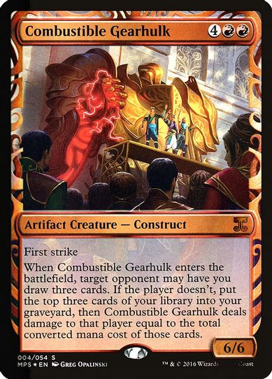 Combustible Gearhulk (4) [Masterpiece Series: Kaladesh Inventions]