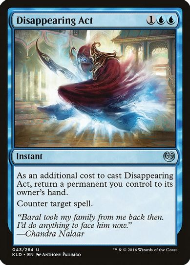Disappearing Act (43) [Kaladesh]