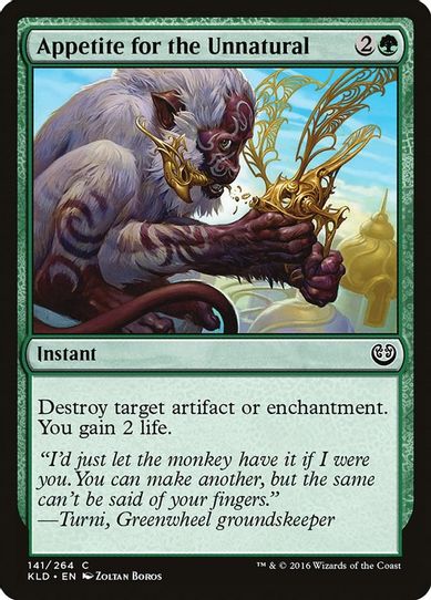 Appetite for the Unnatural (141) [Kaladesh]
