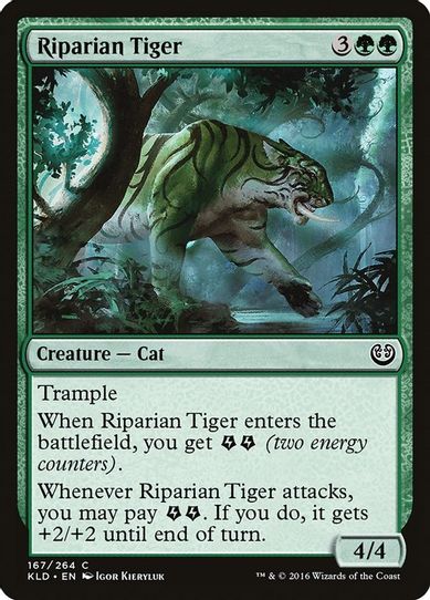 Riparian Tiger (167) [Kaladesh]