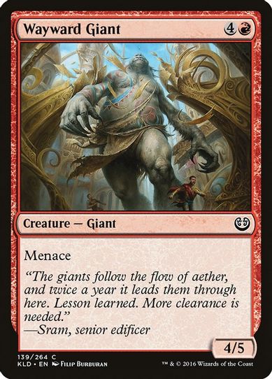 Wayward Giant (139) [Kaladesh]