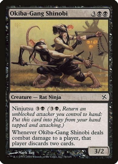 Okiba-Gang Shinobi (76) [Betrayers of Kamigawa]