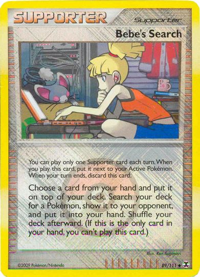 Bebe's Search 89/111 (League Promo) [League & Championship Cards]
