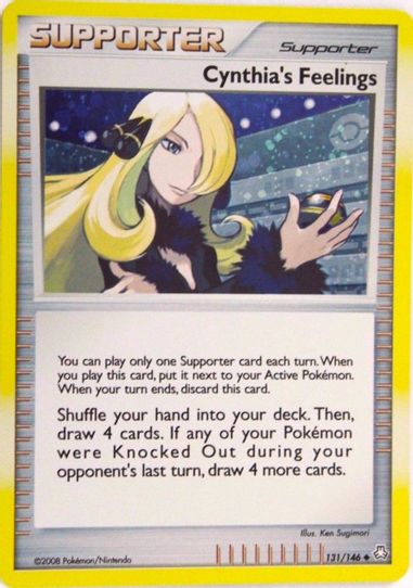 Cynthia's Feelings (Cosmos Holofoil) (131) [Miscellaneous Cards & Products]
