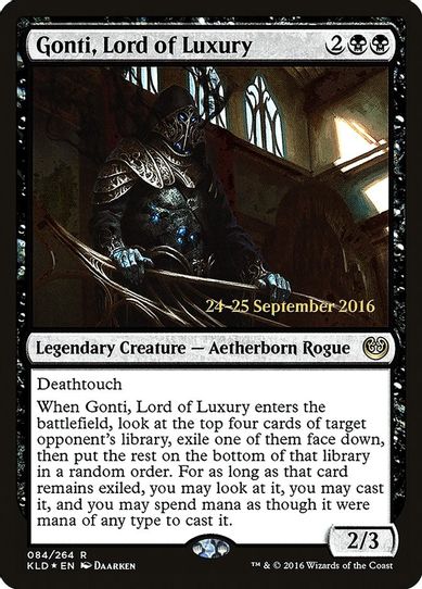 Gonti, Lord of Luxury (84) [Prerelease Cards]