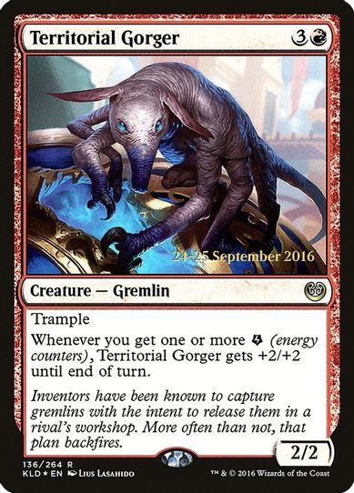 Territorial Gorger (136) [Prerelease Cards]