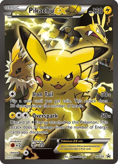 Pikachu EX XY124 [XY Promos]