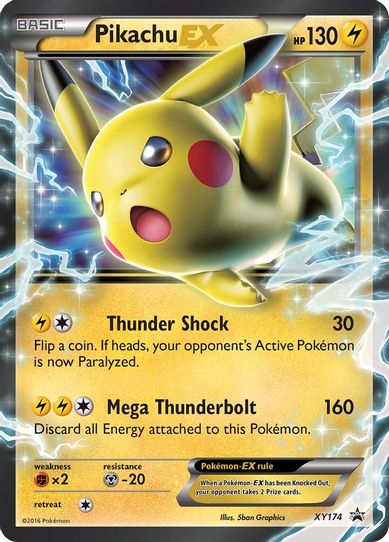 Pikachu EX XY174 [XY Promos]
