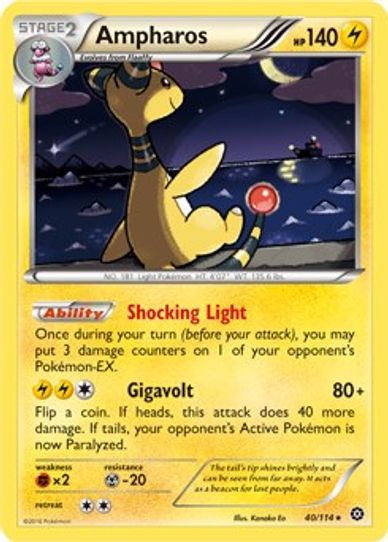 Ampharos (XY Steam Siege) (40/203) [Deck Exclusives]
