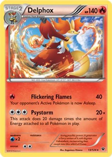 Delphox (XY Fates Collide) (13/203) [Deck Exclusives]