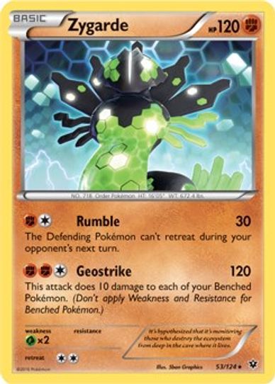 Zygarde (XY Fates Collide) (53/203) [Deck Exclusives]