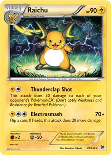 Raichu (XY BREAKthrough) (49/203) [Deck Exclusives]