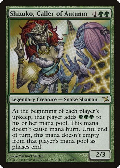 Shizuko, Caller of Autumn (144) [Betrayers of Kamigawa]