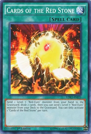 Cards of the Red Stone (LDK2-ENJ25) [Legendary Decks II]