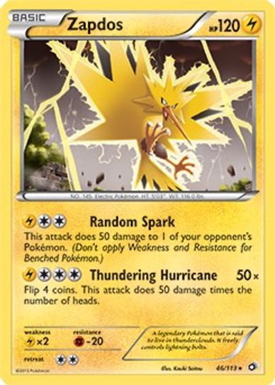Zapdos (BW Legendary Treasures) (46/203) [Deck Exclusives]